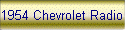 1954 Chevrolet Radio